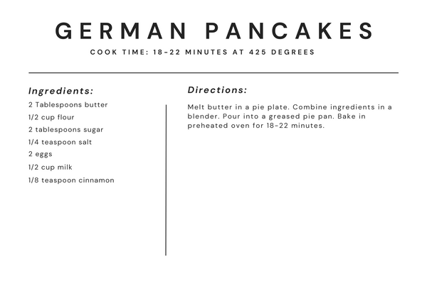 German pancakes